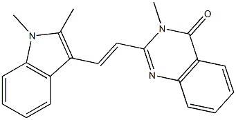 2-[2-(1,2-dimethyl-1H-indol-3-yl)vinyl]-3-methyl-4(3H)-quinazolinone