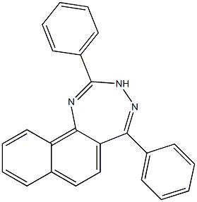 2,5-diphenyl-3H-naphtho[1,2-e][1,2,4]triazepine