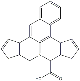 4c,7,7a,8,10,10a,11,13a-octahydrobenzo[f]cyclopenta[c]cyclopenta[4,5]pyrido[3,2,1-ij]quinoline-8-carboxylic acid Structure
