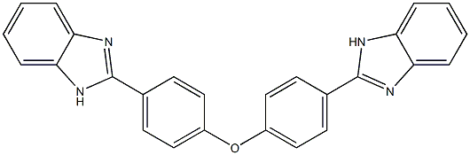 2-{4-[4-(1H-benzimidazol-2-yl)phenoxy]phenyl}-1H-benzimidazole Structure