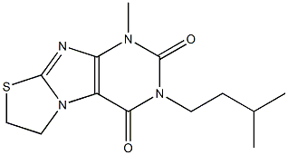 3-isopentyl-1-methyl-6,7-dihydro[1,3]thiazolo[2,3-f]purine-2,4(1H,3H)-dione
