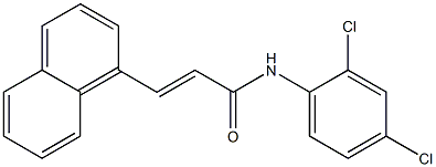 (E)-N-(2,4-dichlorophenyl)-3-(1-naphthyl)-2-propenamide