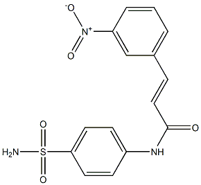 (E)-N-[4-(aminosulfonyl)phenyl]-3-(3-nitrophenyl)-2-propenamide