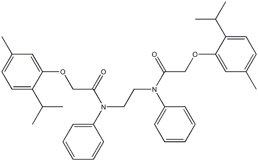 2-(2-isopropyl-5-methylphenoxy)-N-(2-{[2-(2-isopropyl-5-methylphenoxy)acetyl]anilino}ethyl)-N-phenylacetamide