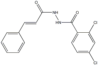 2,4-dichloro-N'-[(E)-3-phenyl-2-propenoyl]benzohydrazide