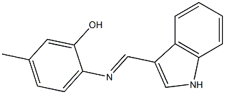 2-{[(E)-1H-indol-3-ylmethylidene]amino}-5-methylphenol