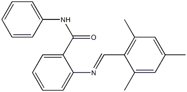 2-{[(E)-mesitylmethylidene]amino}-N-phenylbenzamide