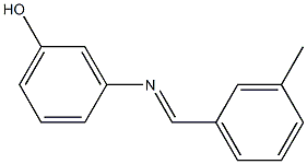 3-{[(E)-(3-methylphenyl)methylidene]amino}phenol