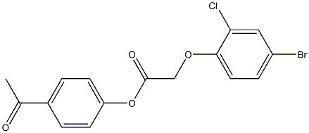 4-acetylphenyl 2-(4-bromo-2-chlorophenoxy)acetate