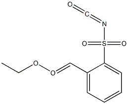 邻乙氧基羰基苯磺酰基异氰酸酯, , 结构式