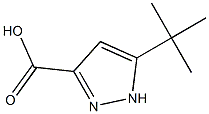 5-tert-Butyl-1H-pyrazole-3-carboxylic acid ,97% Structure