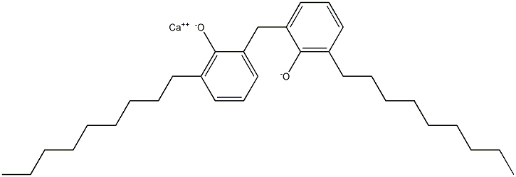 カルシウム2,2'-メチレンビス(6-ノニルフェノキシド) 化学構造式
