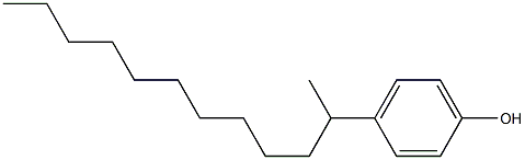 4-(ドデカン-2-イル)フェノール 化学構造式