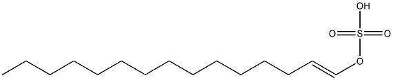 Sulfuric acid hydrogen 1-pentadecenyl ester