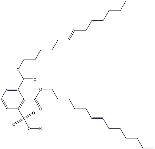 3-(Potassiosulfo)phthalic acid di(6-tridecenyl) ester