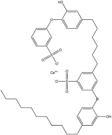 Bis(2'-hydroxy-4'-undecyl[oxybisbenzene]-3-sulfonic acid)calcium salt