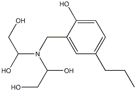 2-[Bis(1,2-dihydroxyethyl)aminomethyl]-4-propylphenol