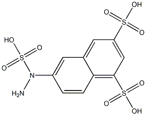 6-(2-Sulfohydrazino)-1,3-naphthalenedisulfonic acid