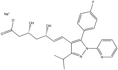(3R,5S,6E)-3,5-Dihydroxy-7-[5-(4-fluorophenyl)-3-isopropyl-1-(2-pyridinyl)-1H-pyrazol-4-yl]-6-heptenoic acid sodium salt
