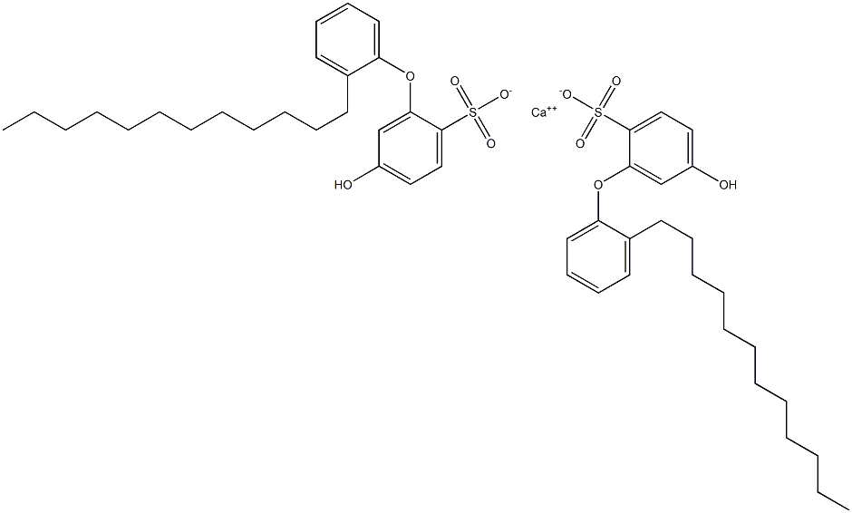 Bis(5-hydroxy-2'-dodecyl[oxybisbenzene]-2-sulfonic acid)calcium salt
