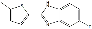 5-Fluoro-2-(5-methylthiophen-2-yl)-1H-benzimidazole