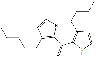 ペンチル(1H-ピロール-2-イル)ケトン 化学構造式