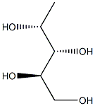 1-デオキシ-D-アラビニトール 化学構造式