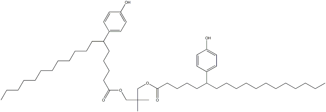 Bis[6-(4-hydroxyphenyl)stearic acid]2,2-dimethylpropane-1,3-diyl ester