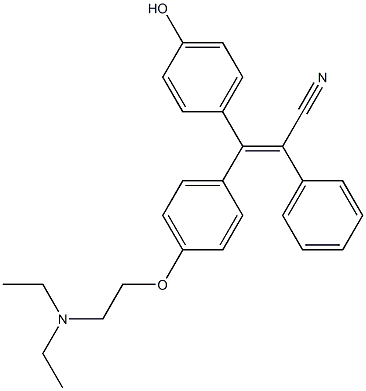 (E)-3-[4-(2-Diethylaminoethoxy)phenyl]-3-(4-hydroxyphenyl)-2-phenylacrylonitrile