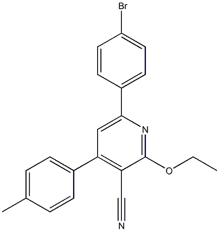 4-(p-Tolyl)-6-(4-bromophenyl)-2-ethoxypyridine-3-carbonitrile