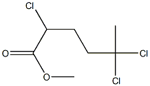 2,5,5-Trichlorohexanoic acid methyl ester