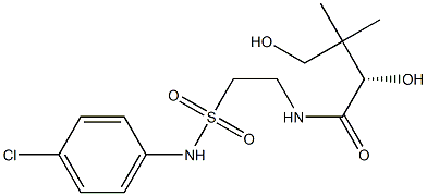 [S,(-)]-N-[2-[(p-Chlorophenyl)sulfamoyl]ethyl]-2,4-dihydroxy-3,3-dimethylbutyramide