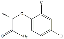 [S,(+)]-2-(2,4-ジクロロフェノキシ)プロピオンアミド 化学構造式