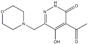 4-Acetyl-5-hydroxy-6-morpholinomethylpyridazin-3(2H)-one