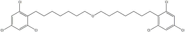 2,4,6-Trichlorophenylheptyl ether Structure