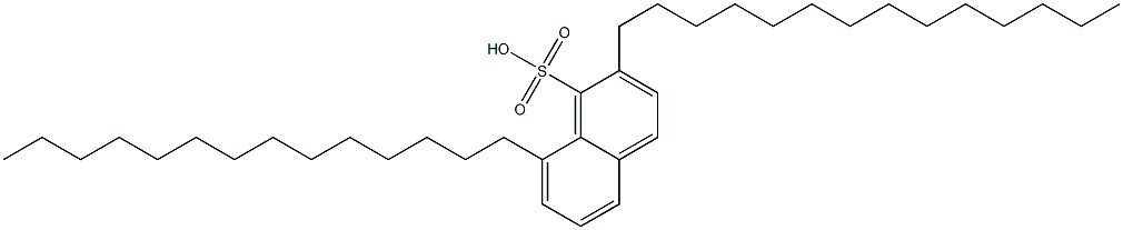 2,8-Ditetradecyl-1-naphthalenesulfonic acid