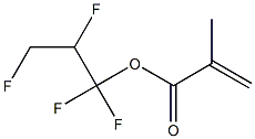 Methacrylic acid (1,1,2,3-tetrafluoropropyl) ester Struktur