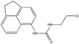 1-(アセナフテン-5-イル)-3-(2-クロロエチル)尿素 化学構造式