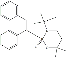 3-tert-Butyl-3,4,5,6-tetrahydro-6,6-dimethyl-2-(1,2-diphenylethyl)-2H-1,3,2-oxazaphosphorin-2-one