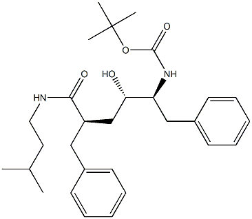 (2R,4S,5S)-2-Benzyl-5-[(tert-butyloxycarbonyl)amino]-4-hydroxy-N-(3-methylbutyl)-6-phenylhexanamide