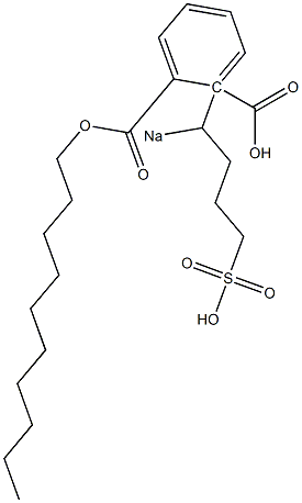 Phthalic acid 1-decyl 2-(1-sodiosulfobutyl) ester