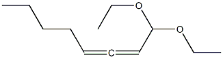 2,3-Octadienal diethyl acetal Structure