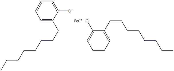 バリウムビス(2-オクチルフェノラート) 化学構造式