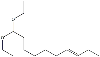7-デセナールジエチルアセタール 化学構造式