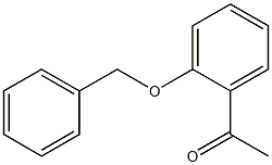 o-(ベンジルオキシ)アセトフェノン 化学構造式
