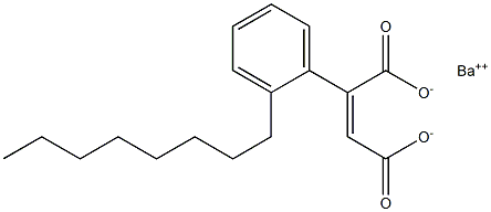 2-(2-オクチルフェニル)マレイン酸バリウム 化学構造式