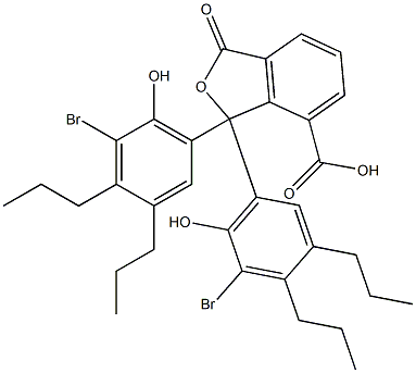 1,1-Bis(5-bromo-6-hydroxy-3,4-dipropylphenyl)-1,3-dihydro-3-oxoisobenzofuran-7-carboxylic acid