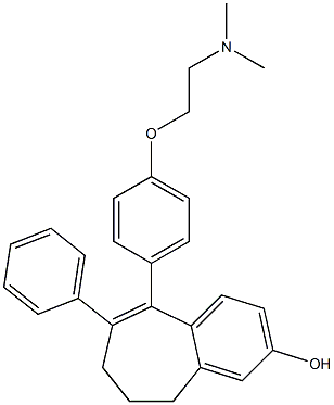 6,7-Dihydro-8-phenyl-9-[4-[2-(dimethylamino)ethoxy]phenyl]-5H-benzocycloheptene-3-ol
