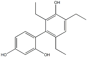 2',4',6'-Triethyl-1,1'-biphenyl-2,3',4-triol