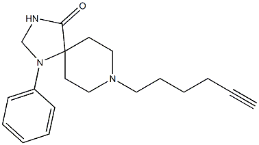 8-(5-Hexynyl)-1-phenyl-1,3,8-triazaspiro[4.5]decan-4-one